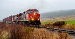 CN 2544 leads 403 at Saint-Mathieu road